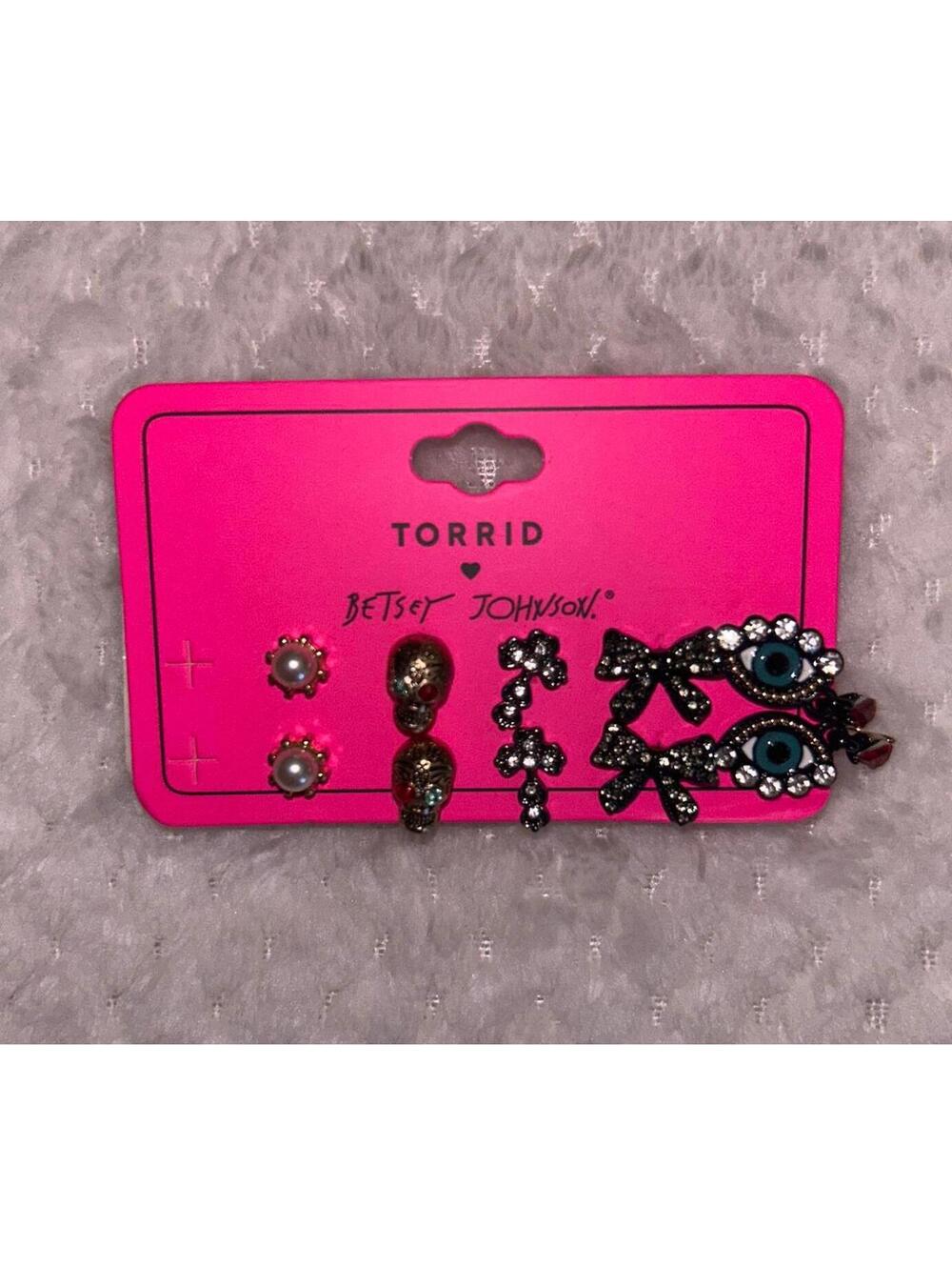 Torrid Halloween Betsey Johnson Earrings NWT